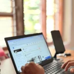 Digital marketing expert offering freelance services in Dubai working in office